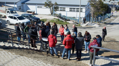 Concluyó la obra de la nueva escalera entre Yowen y Karukinka Norte
