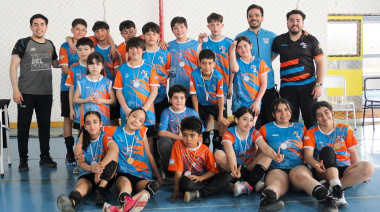 Se realizó un encuentro provincial de mini vóley en Tolhuin