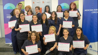 Se sumó nuevos cuidadores domiciliarios formados en el curso “el Arte de Cuidar”