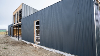 Se concretó el último hormigonado en la obra de ampliación del Hospital Regional Ushuaia