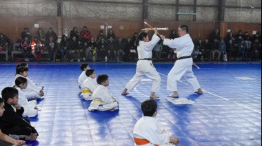 Se realizó una exhibición de artes marciales