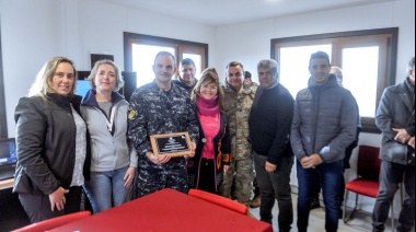 Gobierno acompañó la ceremonia de inauguración de las nuevas instalaciones del Puesto de Vigilancia y Control del Tráfico Marítimo en Hito 1