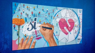 Se presentó el mural por el “Día Nacional del Donante de Órganos y Tejidos”