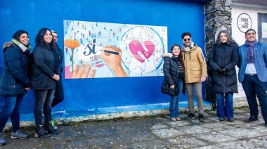 Se presentó el mural por el “Día Nacional del Donante de Órganos y Tejidos”