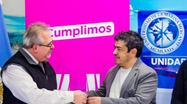 La Municipalidad de Ushuaia firmó un convenio con la Universidad de la Marina Mercante