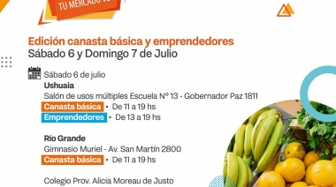 Este fin de semana habrá una nueva edición de ‘Tu Mercado TDF’