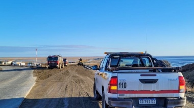 Vialidad está realizando trabajos de mejora y repaso en la Ruta Nacional 3 Norte
