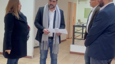 Vuoto recorrió las instalaciones de la nueva delegación municipal de Ushuaia en CABA