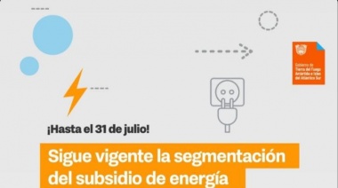 Sigue vigente la segmentación del subsidio de energía