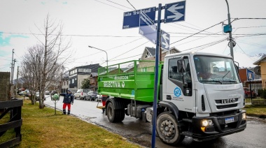“Es un gran avance la recolección selectiva de residuos que comenzamos a hacer en Ushuaia”, dijo Iriarte