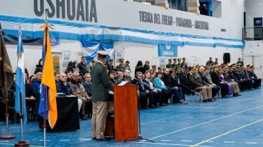 El Gobernador Melella participó del acto por el 86° aniversario de la creación de Gendarmería Nacional