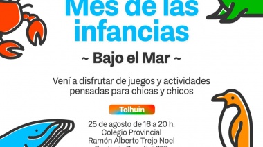 Se celebrará el Mes de las Infancias con jornadas de kermes para todos los chicos de la provincia