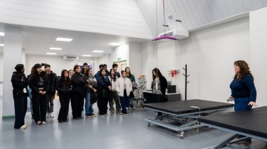 Estudiantes y docentes de escuelas técnicas destacaron las instalaciones del Centro de Rehabilitación