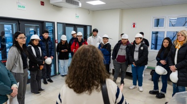 Estudiantes y docentes de escuelas técnicas destacaron las instalaciones del Centro de Rehabilitación