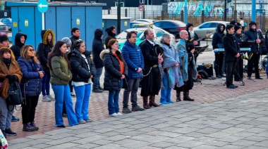 La Municipalidad de Ushuaia acompañó el acto en conmemoración al 212° aniversario del Éxodo Jujeño