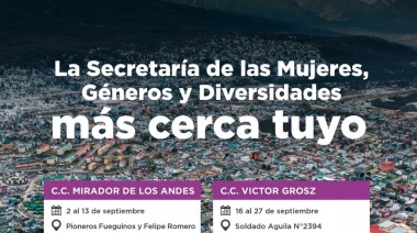 La Secretaría de las Mujeres, Géneros y Diversidades atenderá en los centros comunitarios