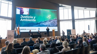 El Gobernador Melella compartió la apertura de la jornada “Justicia y Ambiente”