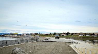 Reiniciaron los trabajos en la obra de la pasarela Luis Pedro Fique