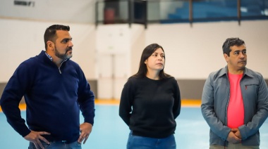 Vuoto recorrió los trabajos de reacondicionamiento del microestadio “Cochocho” Vargas