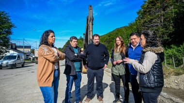 Avanza la repavimentación de las avenidas Alem y Héroes de Malvinas