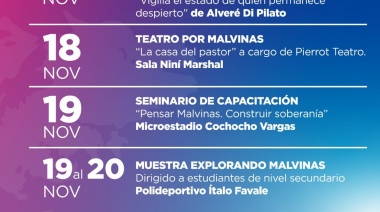 Se llevará adelante el ciclo cultural, académico y de capacitación sobre la  cuestión Malvinas
