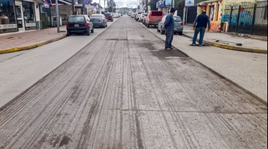 La Municipalidad de Ushuaia desarrolla distintos frentes de obra en la trama vial