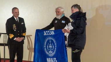 La Municipalidad de Ushuaia entregó una distinción al Capitán de Navío retirado Guillermo Tibaldi