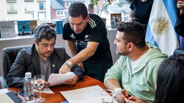 Vuoto designó en planta permanente  a  trabajadores del Instituto Municipal de Deportes