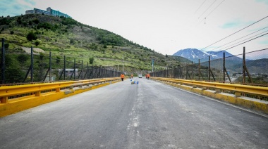 El municipio de Ushuaia concluyó la repavimentación del puente de Héroes de Malvinas-Ruta N° 3