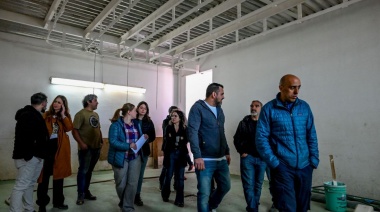 El intendente Vuoto recorrió la planta municipal de faena