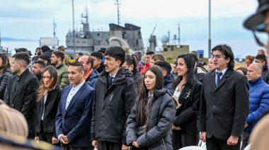 El municipio de Ushuaia acompañó a egresados de la Escuela De Formación de la Marina Mercante
