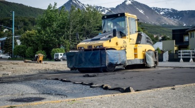 Se repavimentó el puente de calle de Los Ñires que cruza el Río Pipo