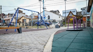 La Municipalidad de Ushuaia finaliza la obra de la plaza del barrio San Vicente