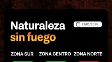 Índice de peligrosidad de incendios 13/01/2025