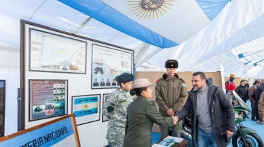 Quedó inaugurada la carpa de los Veteranos de la Guerra de Malvinas