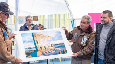 Quedó inaugurada la carpa de los Veteranos de la Guerra de Malvinas