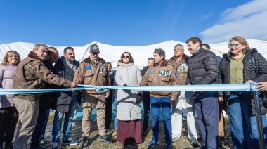 Quedó inaugurada la carpa de los Veteranos de la Guerra de Malvinas