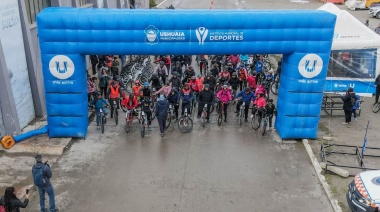 Cientos de familias cerraron la temporada de bicicletas eléctricas en la bicicleteada “Hacemos Soberanía”