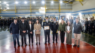 El Municipio de Ushuaia acompañó a la Policía de Tierra del Fuego en el aniversario de su creación