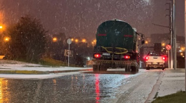 Comenzó el operativo invierno con despeje de nieve y mantenimiento de calles