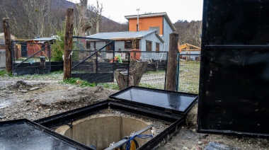 Más de 170 familias del Valle de Andorra ya acceden a los servicios de agua potable y cloacas
