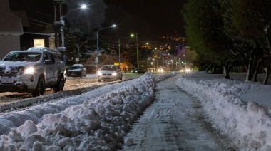 La Municipalidad despliega un fuerte operativo para hacer frente a la nevada