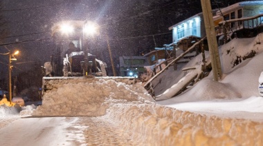 La Municipalidad despliega un fuerte operativo para hacer frente a la nevada