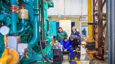 Se realiza una intensa tarea de reparación en el sistema de generación eléctrica