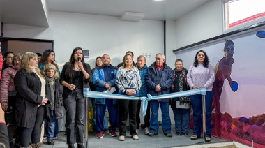 Se inauguró la primera cancha de tejo techada en el marco del mes de los jubilados y jubiladas