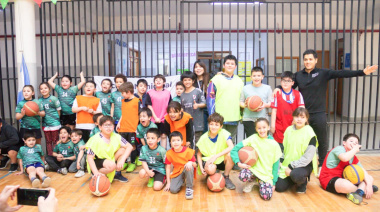 Se realizó el segundo encuentro de minibásquet