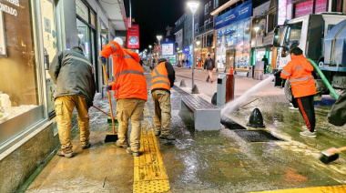 Continúa la puesta en valor de espacios públicos en Ushuaia de cara a la temporada estival