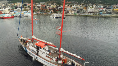 El motovelero científico “Dr. Bernardo Houssay” arribó a Ushuaia
