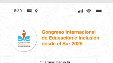 Hay más de 2 mil inscriptos para el Congreso Internacional de Educación e Inclusión desde el Sur 2025