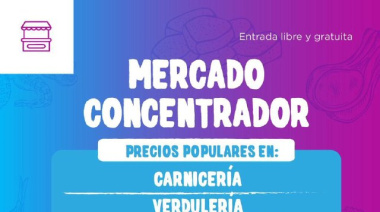 se invita a los vecinos y vecinas a disfrutar de los productos y excelentes precios del mercado concentrador en la Casa de la Mujer